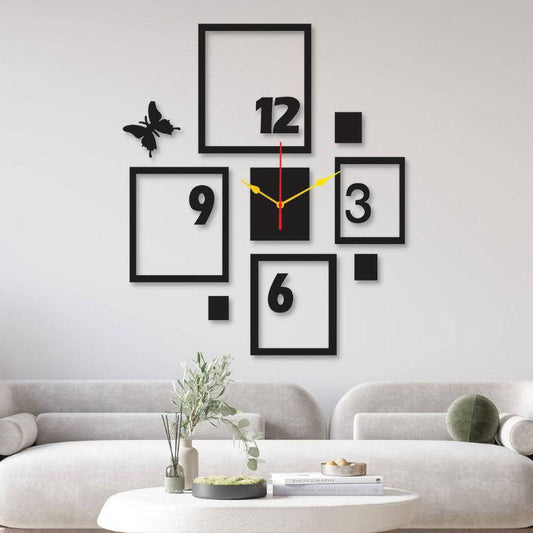 4 Frame Wall Clock